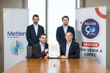 METLEN y Copec EMOAC firman acuerdo de suministro de energía  renovable por 15 años