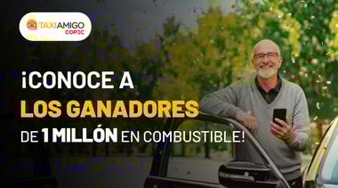 Conoce a los ganadores del concurso ¡Año nuevo, estanque lleno! de TaxiAmigo