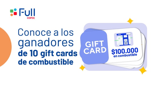 Cover Imagen Noticia: Conoce a los ganadores de $100.000 en combustible por cargar 2 veces