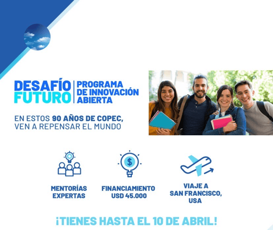Cover Imagen Noticia: Concurso Copec para universitarios: innovación y viaje