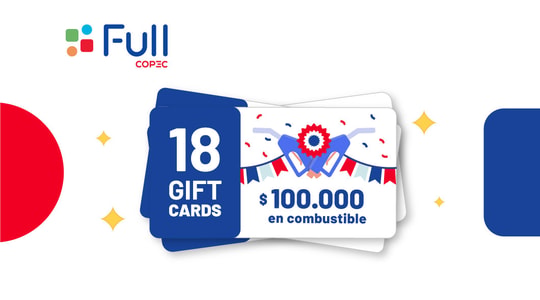 Cover Imagen Noticia: Celebramos las fiestas patrias a Full sorteando 18 gift cards de $100.000 en combustible 