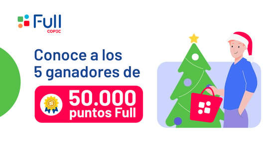 Cover Imagen Noticia: Conoce a los 5 ganadores de 50.000 puntos Full