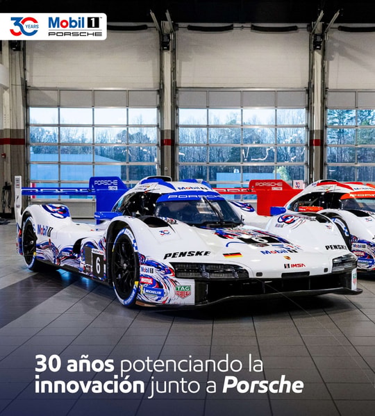 Imagen Noticia: Explora cómo Mobil™ conmemora 30 años de rendimiento junto a Porsche