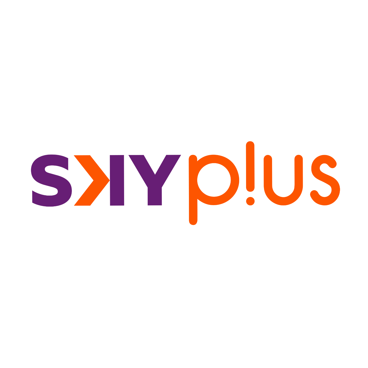 Logo Sky Plus Morado