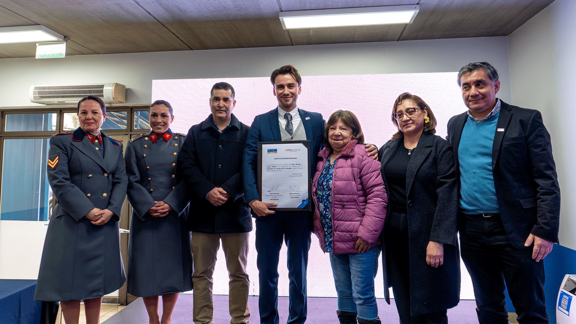 Imagen de portada:  Copec EMOAC y Minera Arqueros firman acuerdo para impulsar el suministro eléctrico 100% renovable