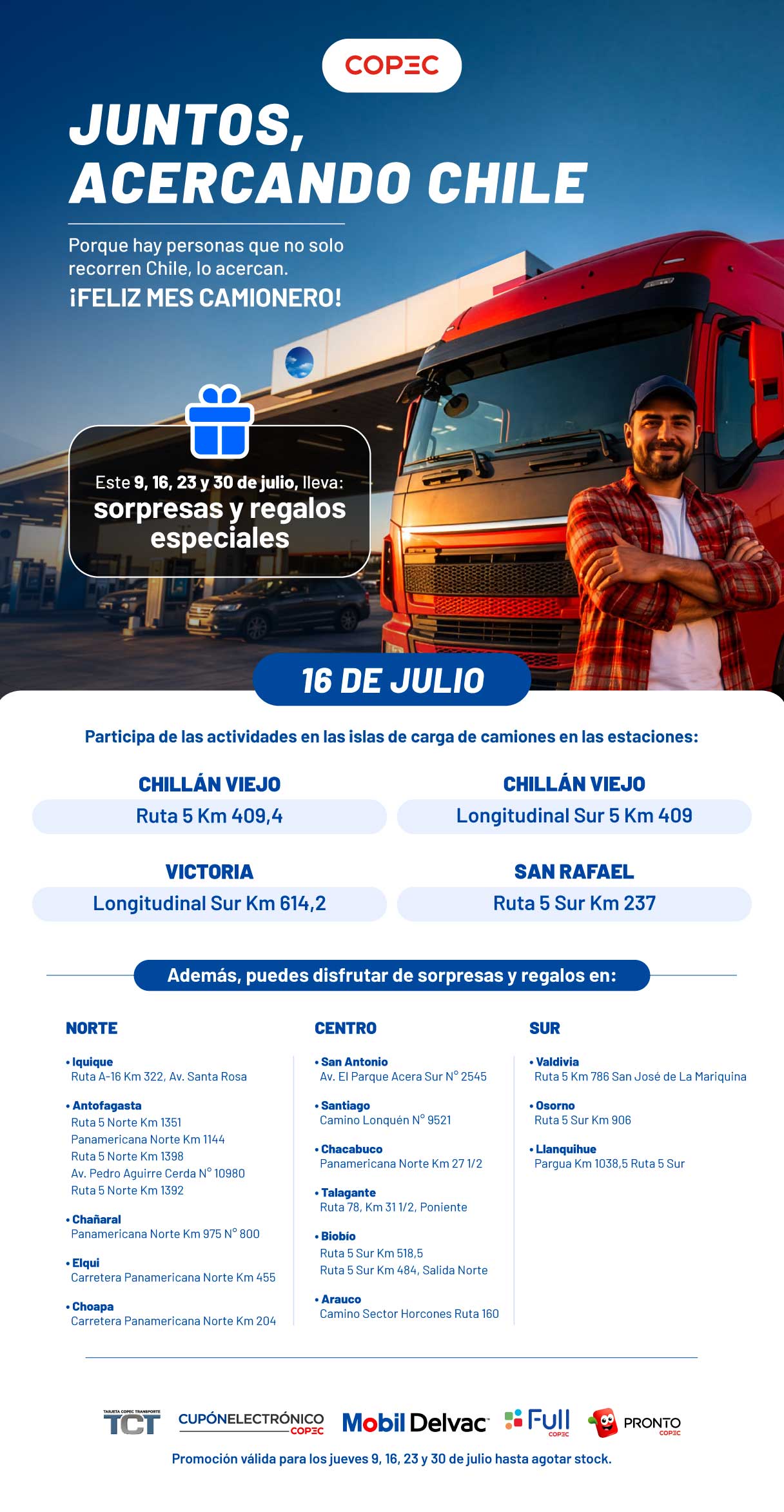 Actividades camioneros
