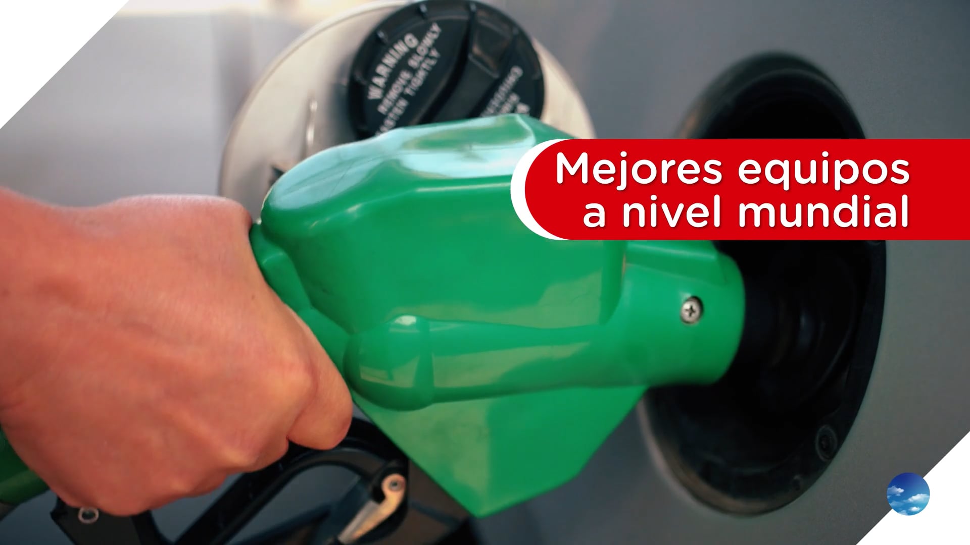 Imagen de un panel con el logo de copec