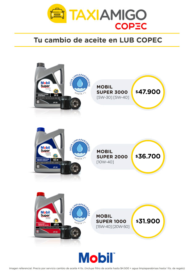 Foto descuentos de lubricantes Mobil con filtro Mobile