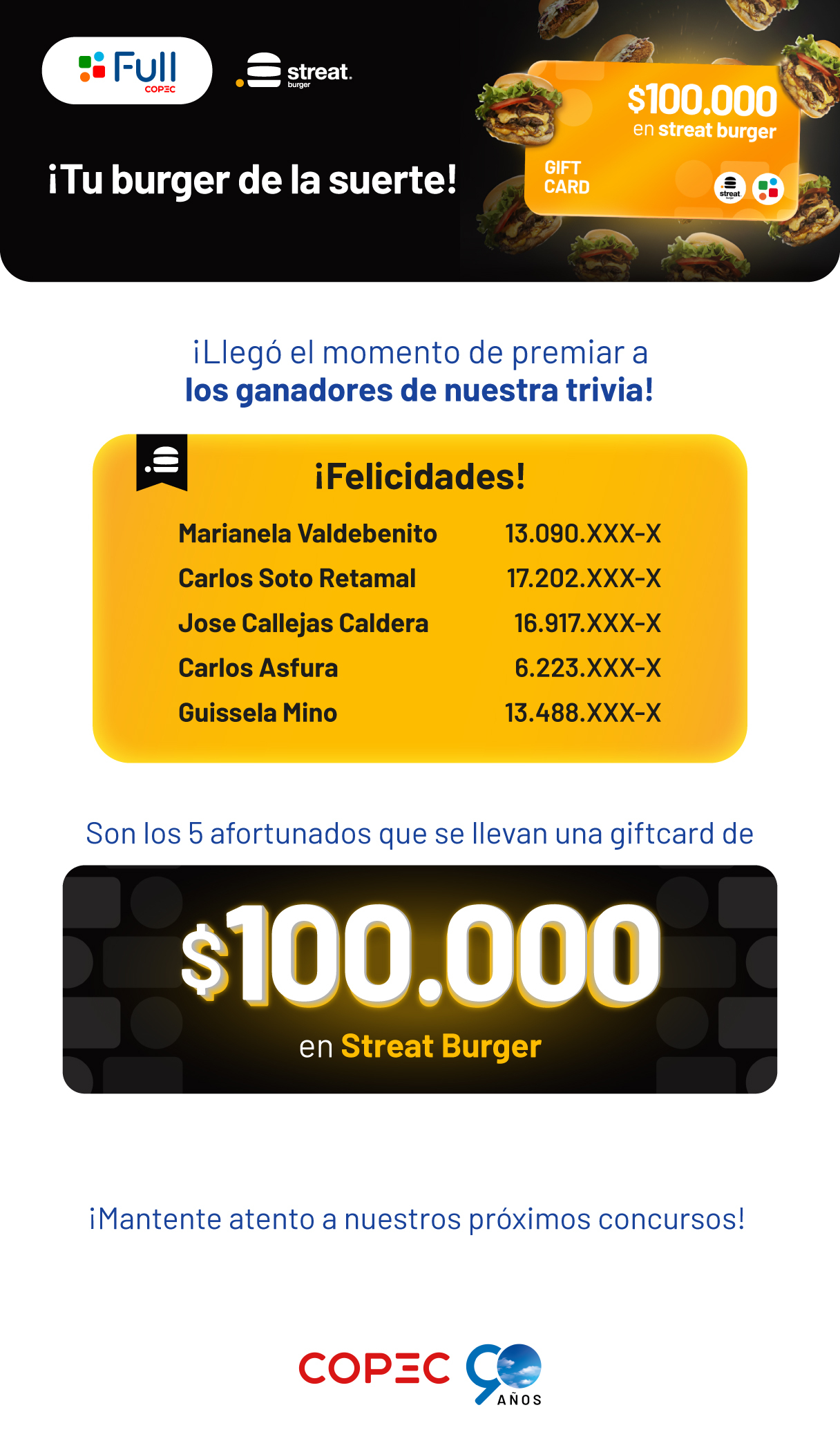 ganadores