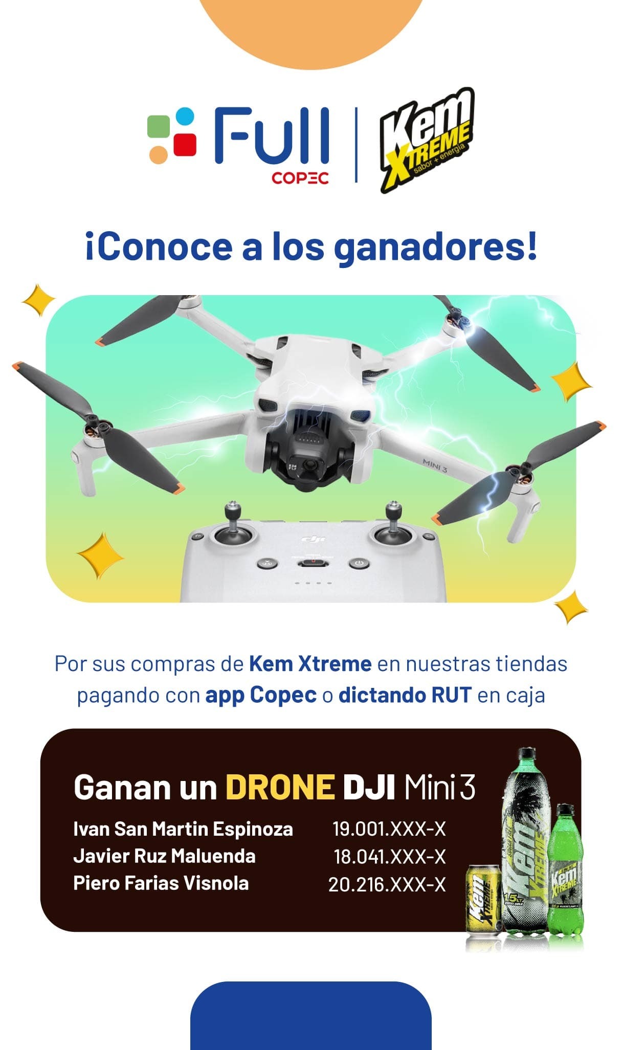 Conoce a los ganadores de DRONE DJI Mini 3